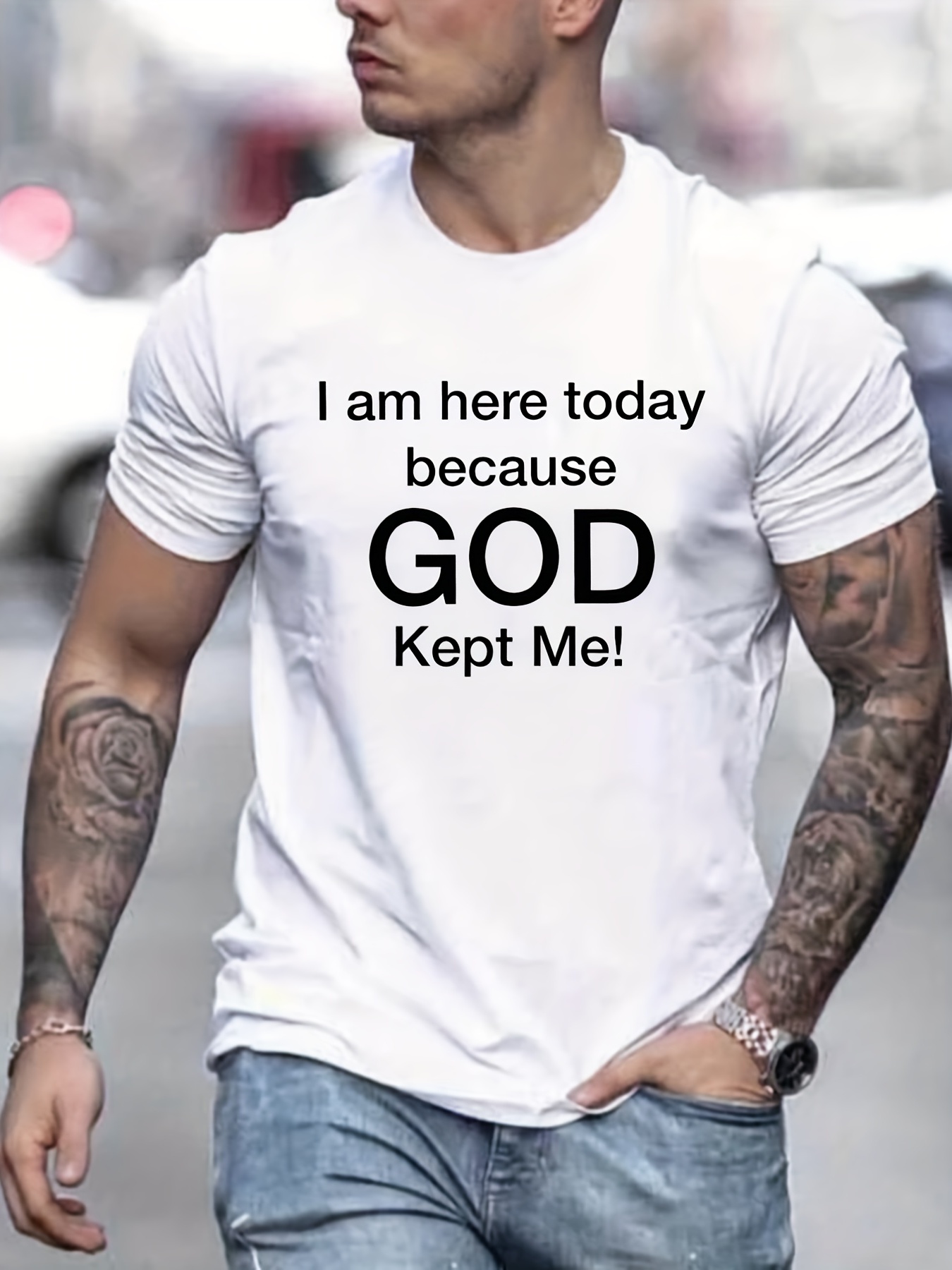 tees for men god kept me print t shirt casual short sleeve tshirt for summer spring fall tops as gifts details 17